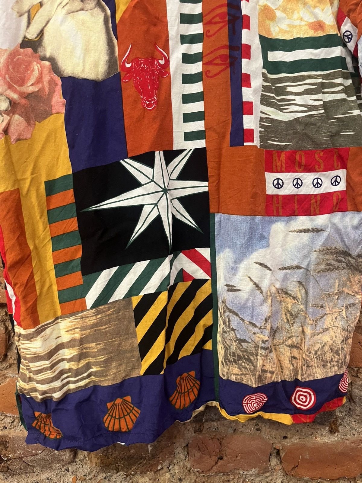 Moschino Moschino Jeans Kollektion 90s Shirt Patchwork Italy Size S / US 4 / IT 40 - 17 Thumbnail