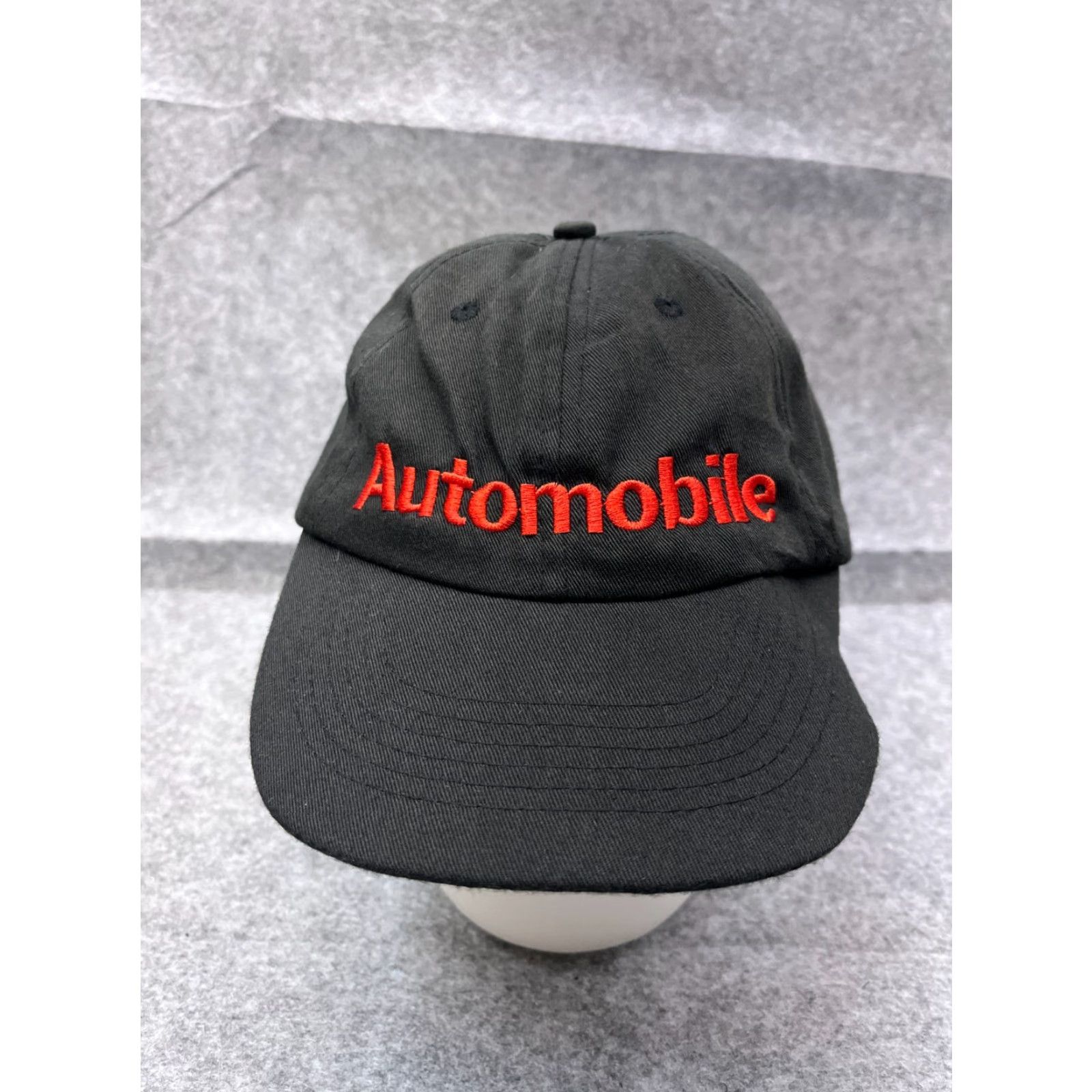 Vintage Automobile Hat Cap Strap Back Adult One Size Black 100% Cotton Outdoor Ironic Size ONE SIZE - 2 Thumbnail