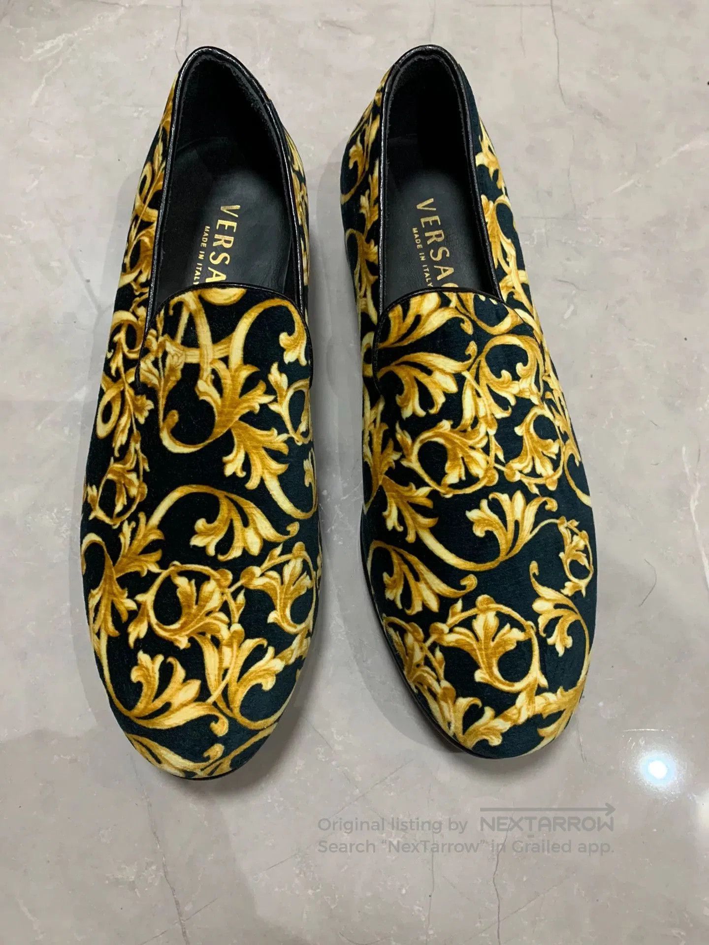 Versace Versace Velvet Loafers. Size US 8.5 / EU 41-42 - 1 Thumbnail