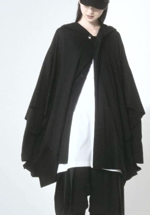 Ground Y Yohji Yamamoto Big Hood Poncho Coat Size US L / EU 52-54 / 3 - 4 Thumbnail
