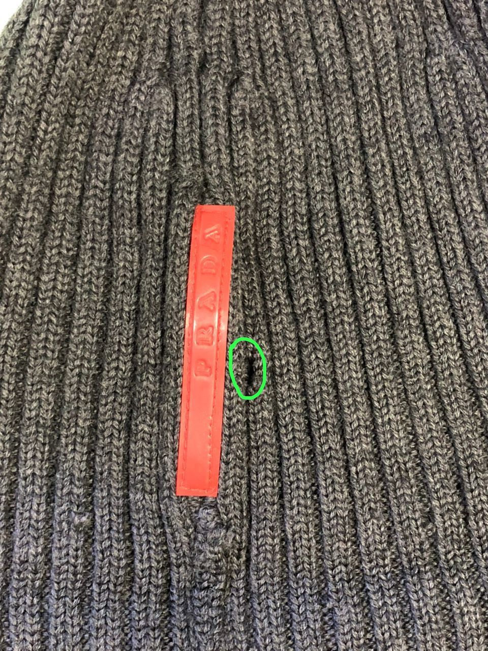Prada Prada Wool Red Tab Beanie Size ONE SIZE - 5 Thumbnail