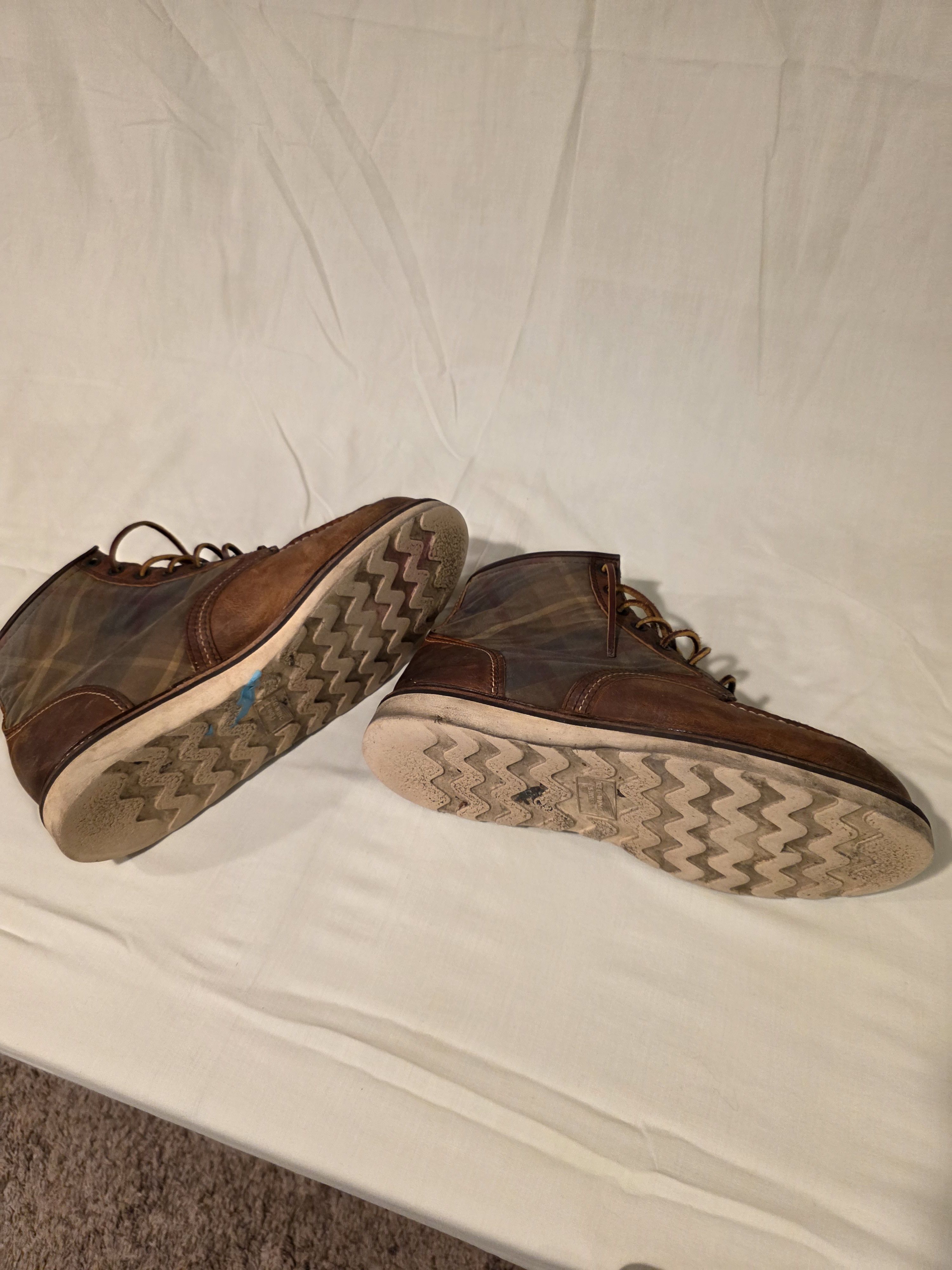 Red Wing Red Wing 4553 Brooks Brothers colab Tartan Oil Cloth Moc Toe Size US 10.5 / EU 43-44 - 9 Thumbnail
