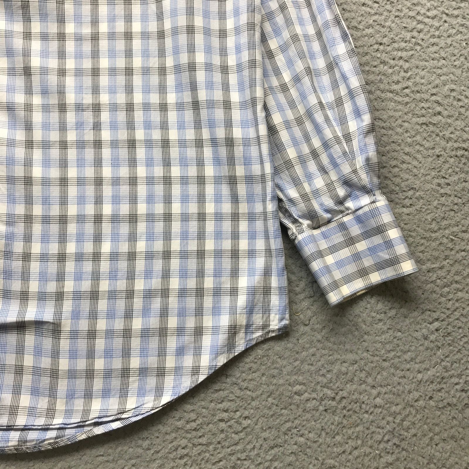 Peter Millar Peter Millar Button Shirt Men's XL Long Sleeve Blue White Size US XL / EU 56 / 4 - 10 Thumbnail