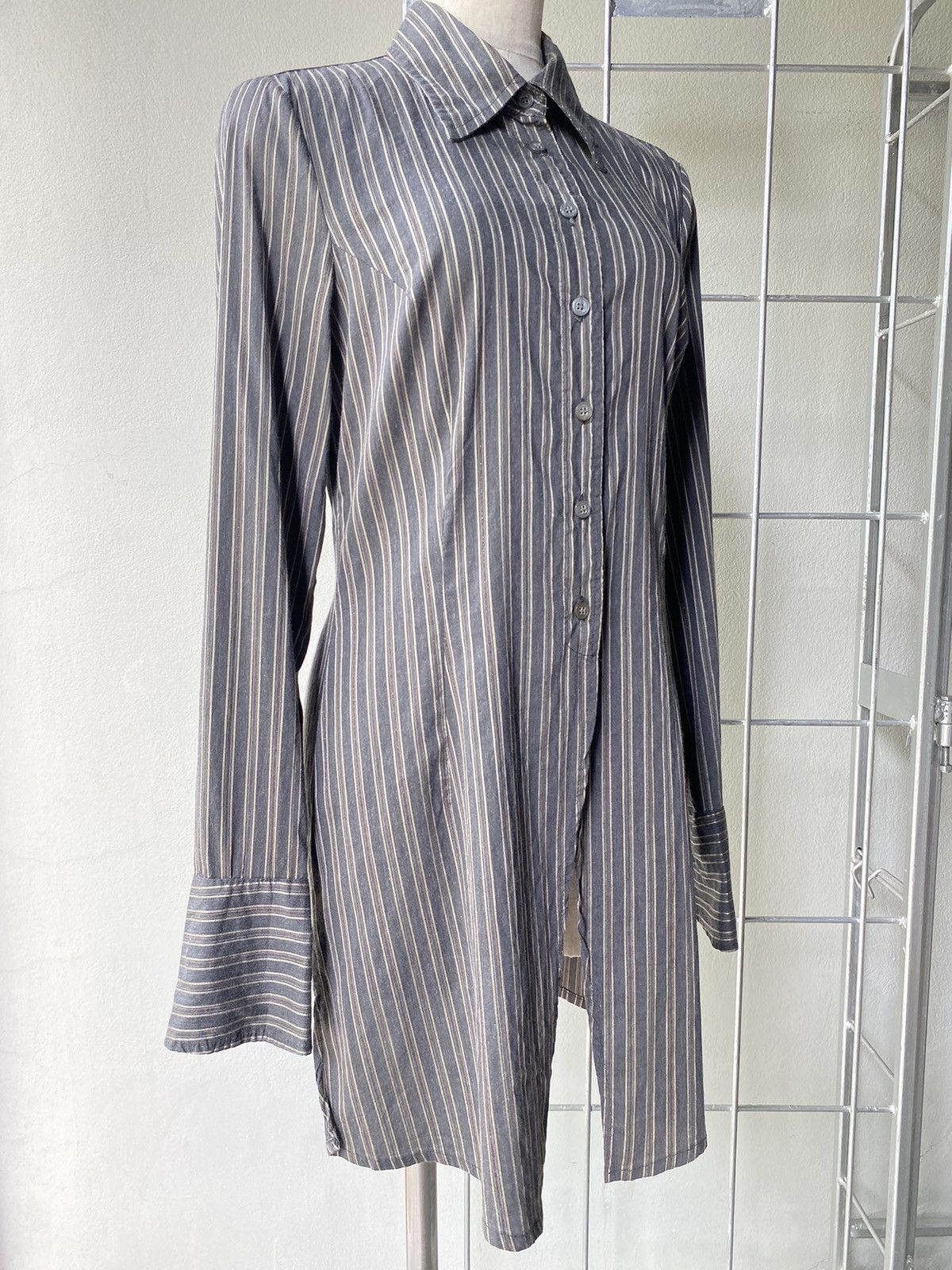 Transit Transit vintage striped long shirt Size XS / US 0-2 / IT 36-38 - 3 Thumbnail