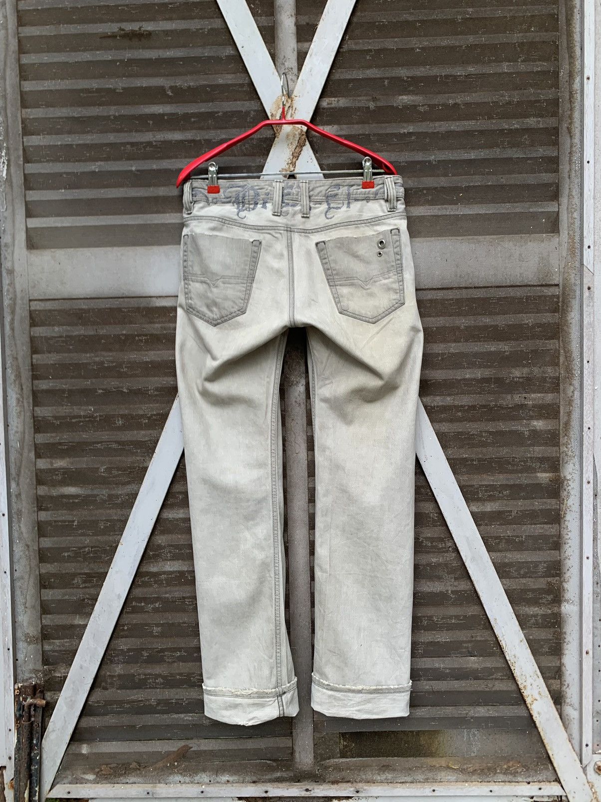 Diesel 👹Vintage Diesel Embroidery Logo Straight Cut Denim Size US 30 / EU 46 - 1 Thumbnail