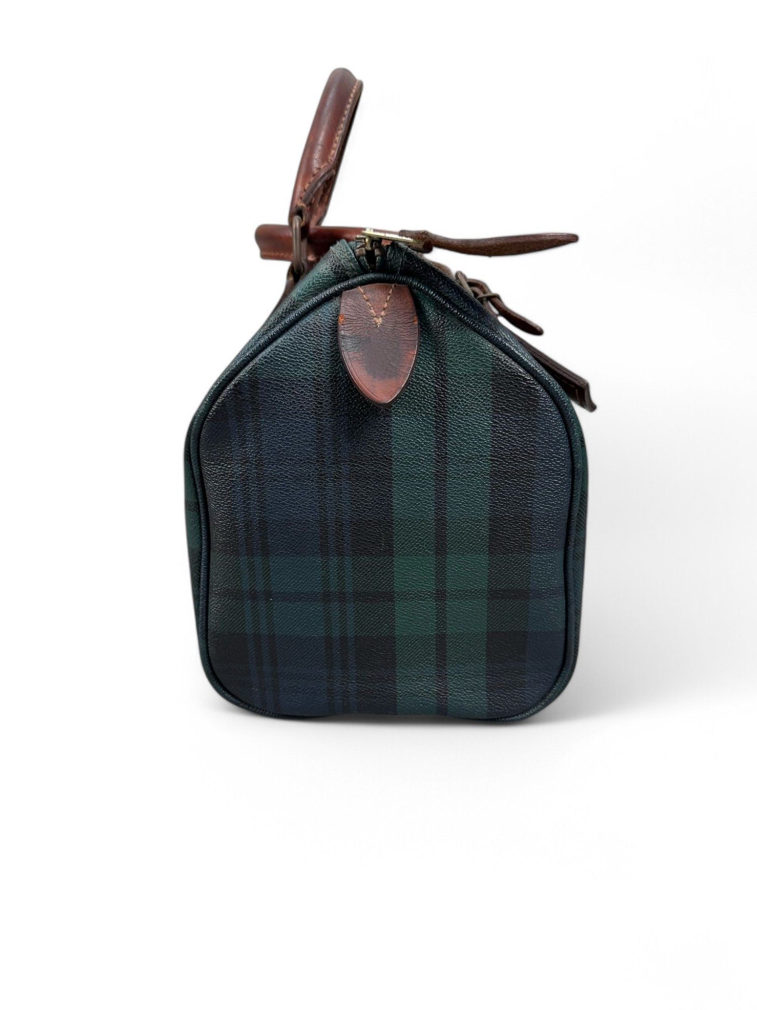 Polo Ralph Lauren Ralph Lauren - Blackwatch Plaid Green Handbag Boston Size ONE SIZE - 13 Thumbnail