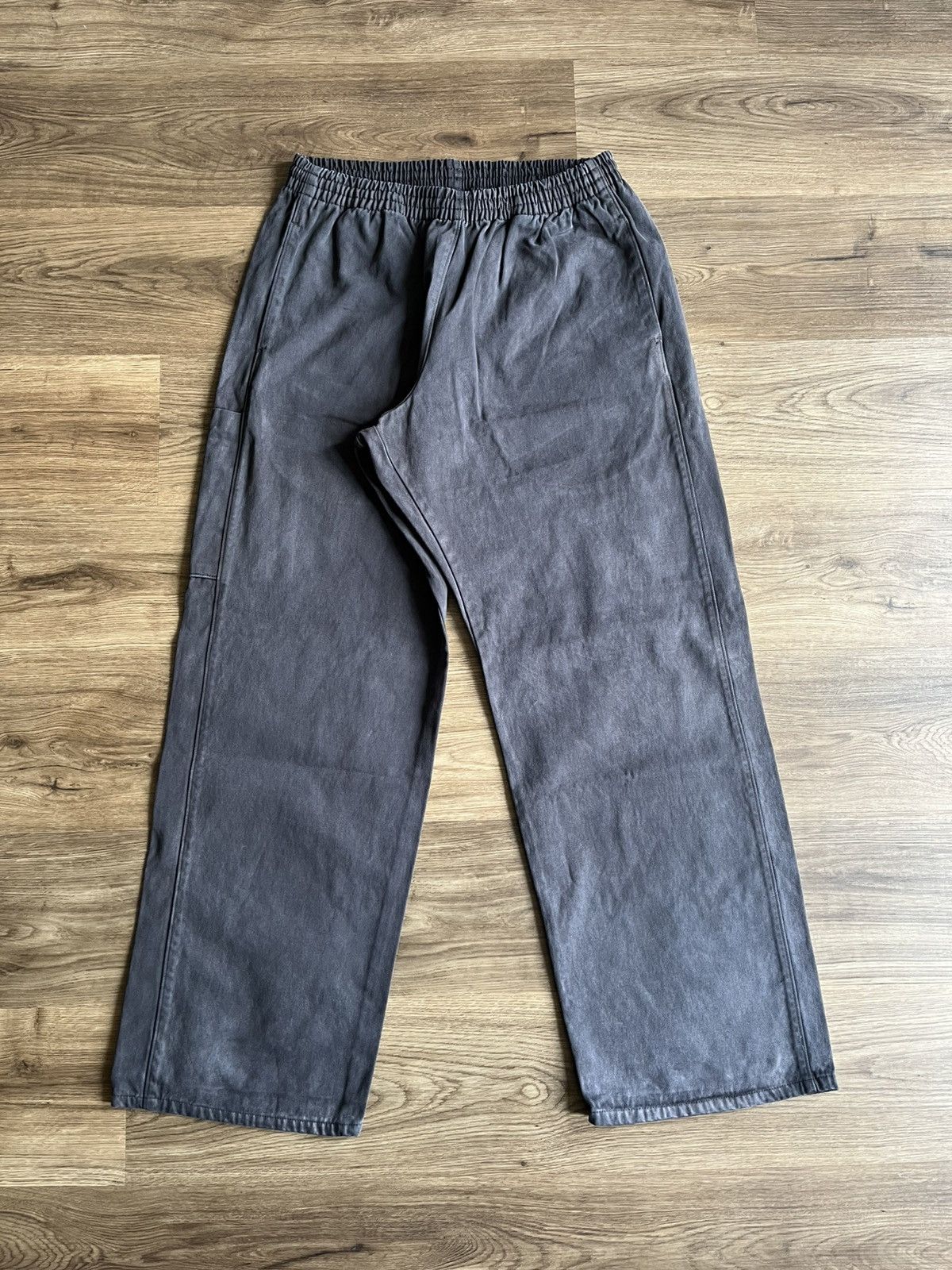Gap × Kanye West × Yeezy Poetic Black Yeezy Gap Heavy Sweatpants 