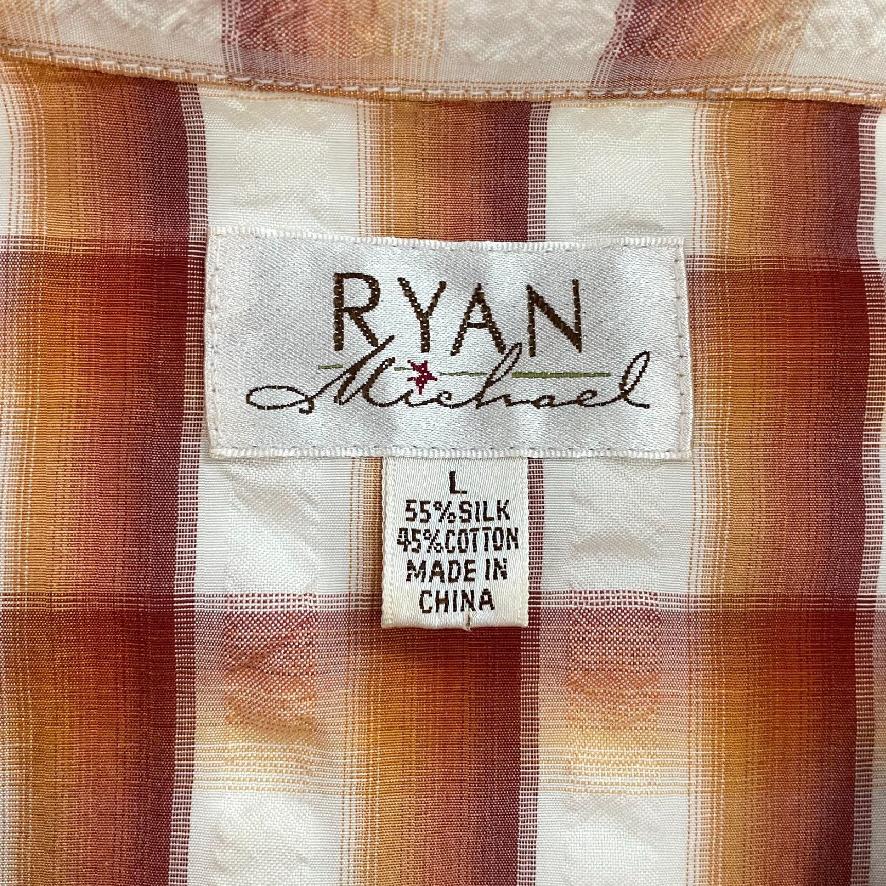 Vintage VINTAGE Ryan Michael Western Shirt Men Large Plaid Snap Button Collared Western Cowboy 90s Mens Size US L / EU 52-54 / 3 - 5 Thumbnail