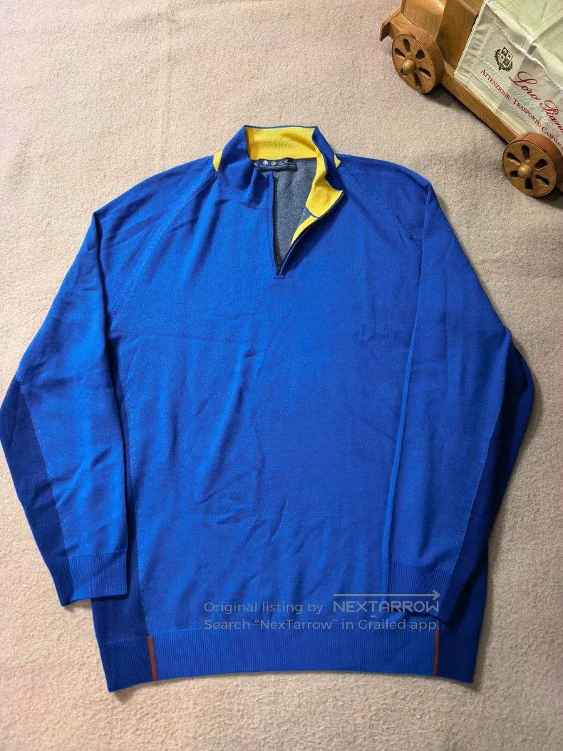Loro Piana Loro Piana size 3XL Polo long-sleeved shirt Size US XXL / EU 58 / 5 - 1 Thumbnail