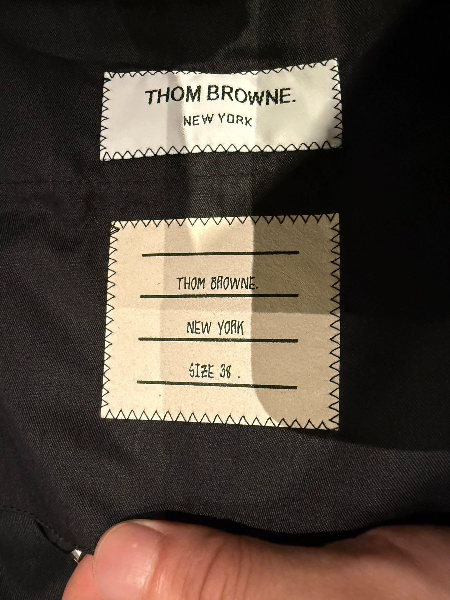 Thom Browne Thom Browne Women's Navy Gold Button Wool Trousers 38 Size 26" / US 2 / IT 38 - 5 Thumbnail