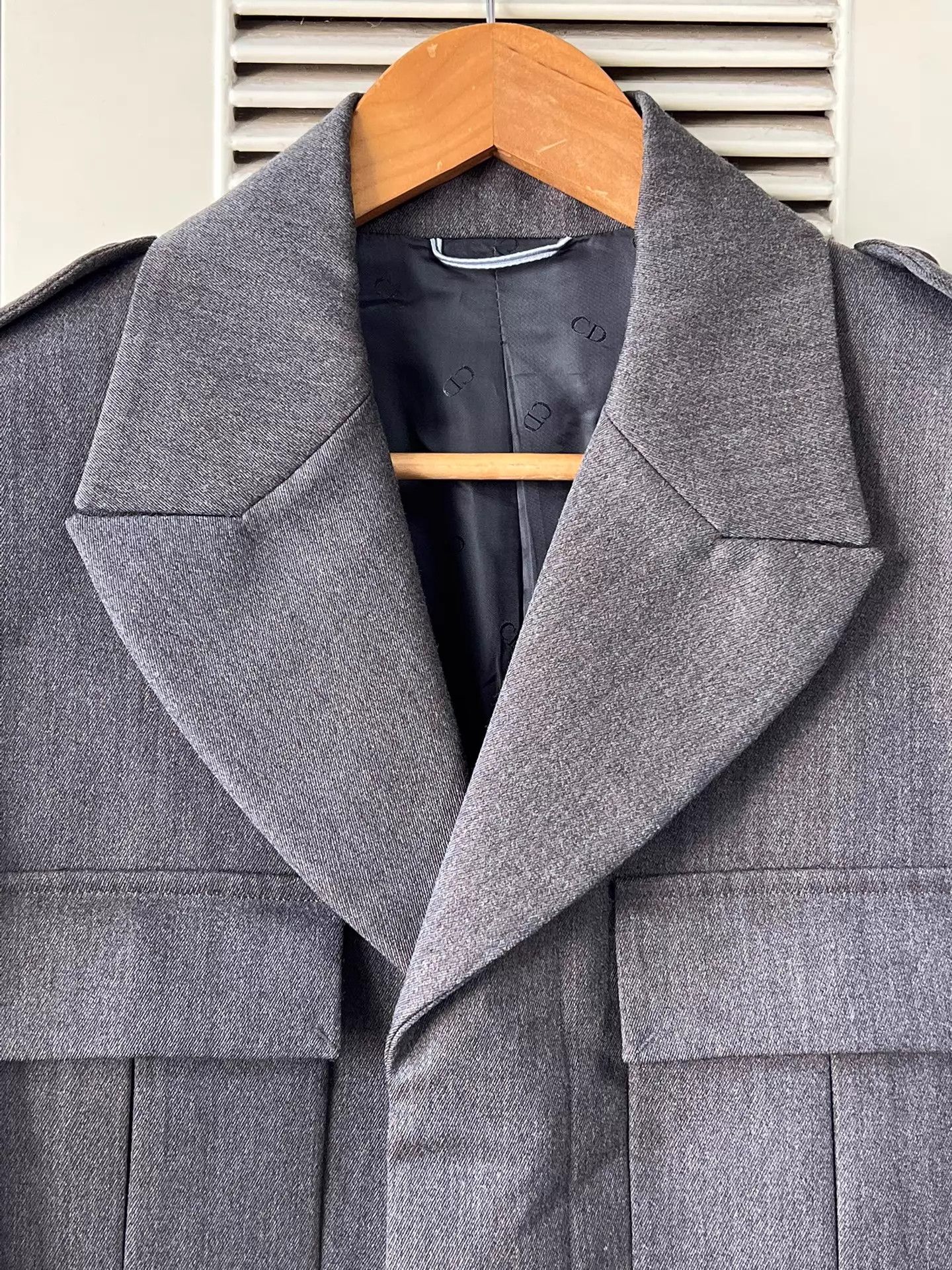 Dior Dior Men's Wool Jacket Double Pocket CD Logo 46 Italy Size US S / EU 44-46 / 1 - 3 Thumbnail