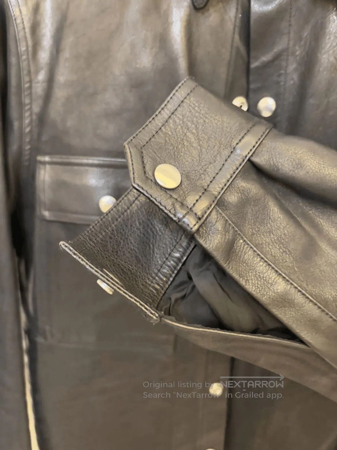 Rick Owens Sz 48 Rick Owens 19AW Leather Shirt Jacket. Size US M / EU 48-50 / 2 - 4 Thumbnail