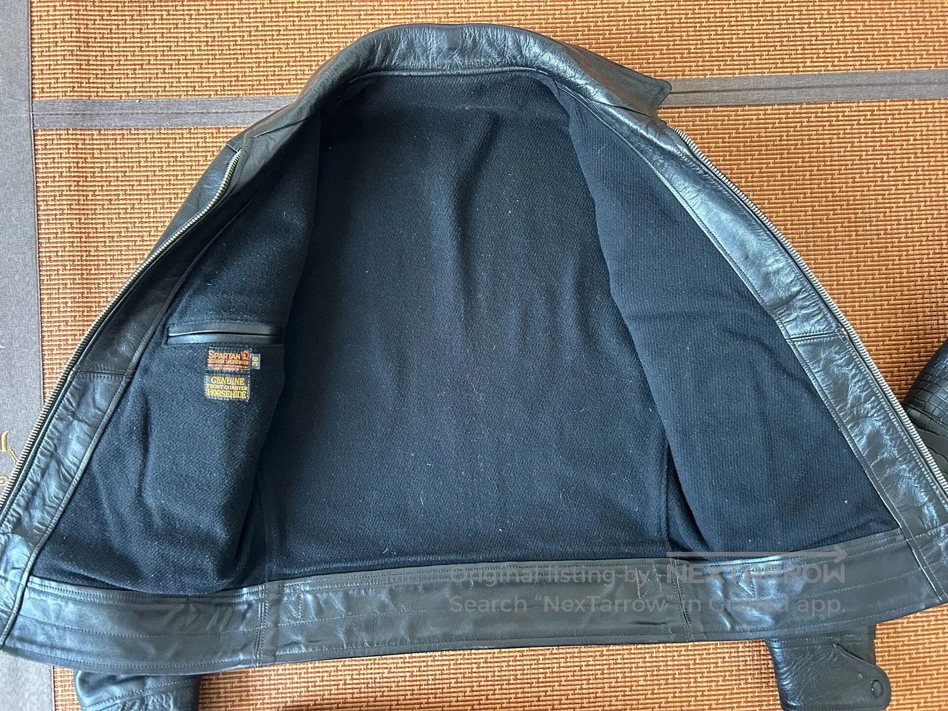 Freewheelers high-quality black leather jacket by freewheelers. Size US M / EU 48-50 / 2 - 8 Thumbnail
