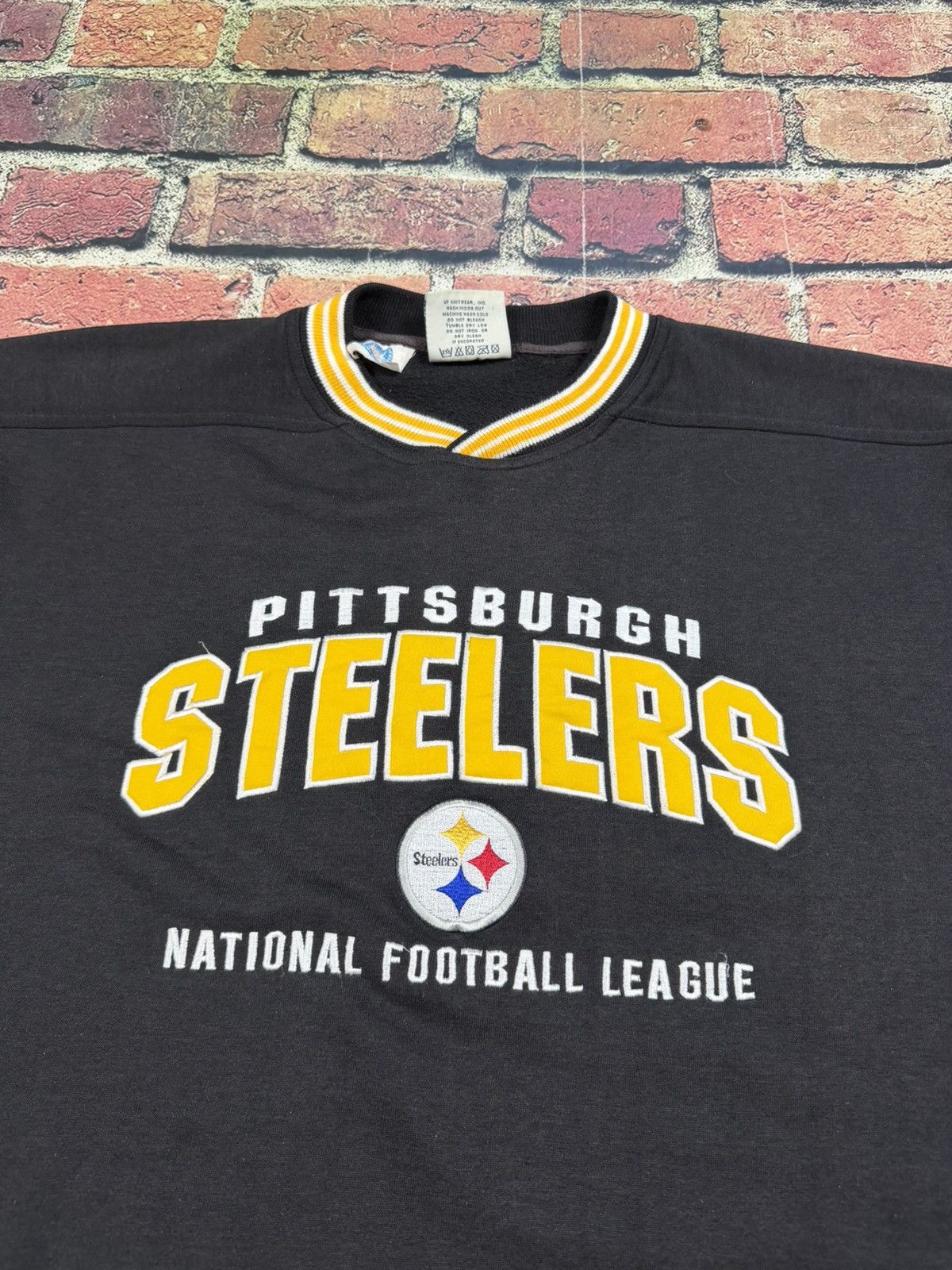 NFL Vintage 90s Pittsburgh Steelers NFL Lee Sport Sweatshirt Size US XXL / EU 58 / 5 - 6 Thumbnail