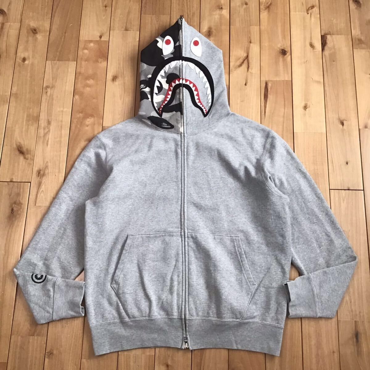 Bape × Nigo 🔥NFS limited🔥 BAPE camo Shark full zip hoodie a bathing ape Size US M / EU 48-50 / 2 - 1 Thumbnail