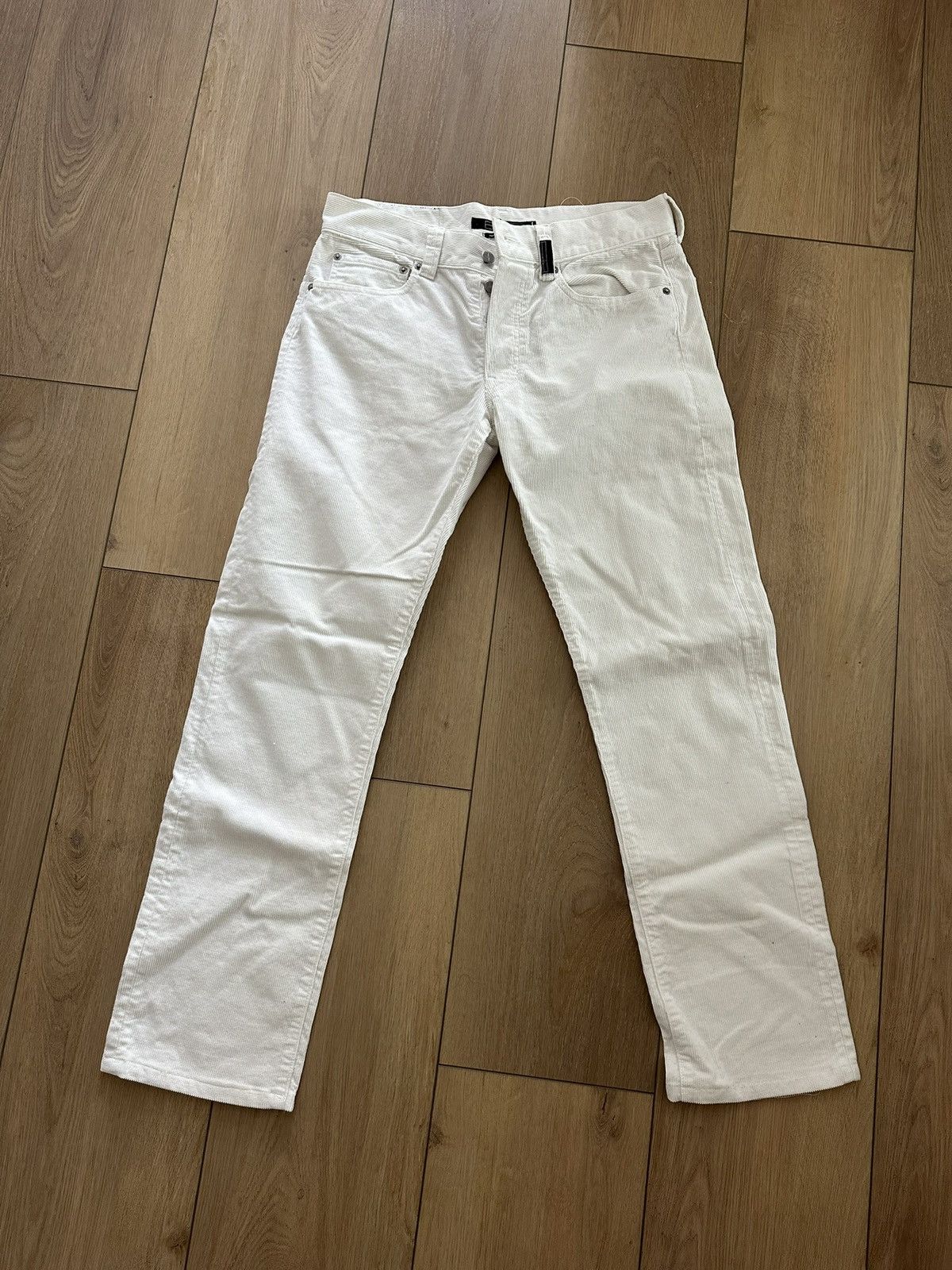 Stone Island Stone Island White Denim pants Size US 32 / EU 48 - 1 Thumbnail