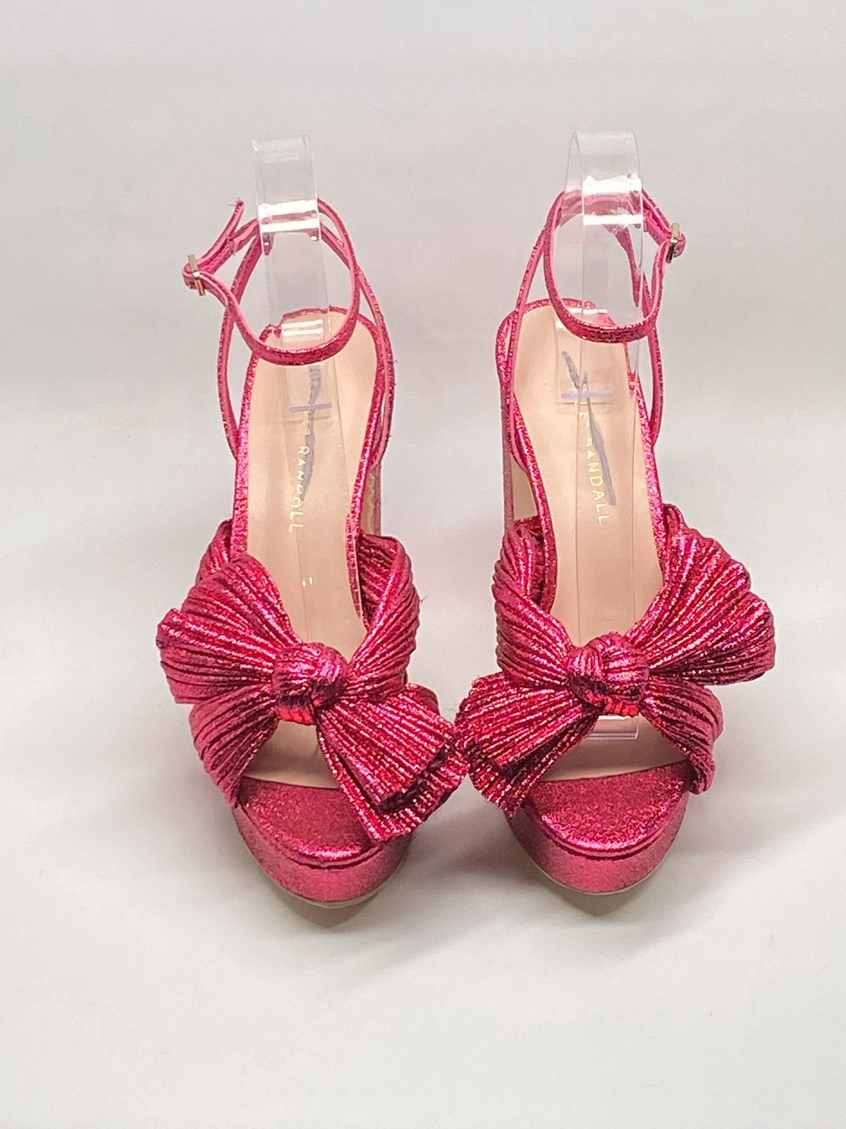 Loeffler Randall Loeffler Randall Natalia Pleated Bow Platform Sandals size 6 Size US 6 / IT 36 - 7 Thumbnail