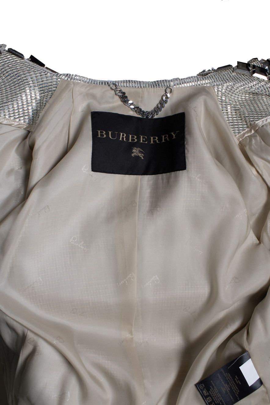Burberry Burberry, silver metallic trench coat Size XS / US 0-2 / IT 36-38 - 10 Thumbnail