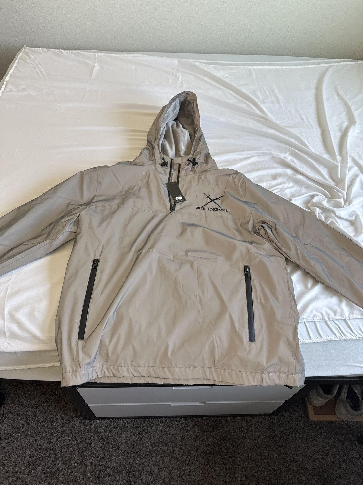G59 Records G59 Reflective Quarter Zip Hoodie Size US XL / EU 56 / 4 - 4 Thumbnail