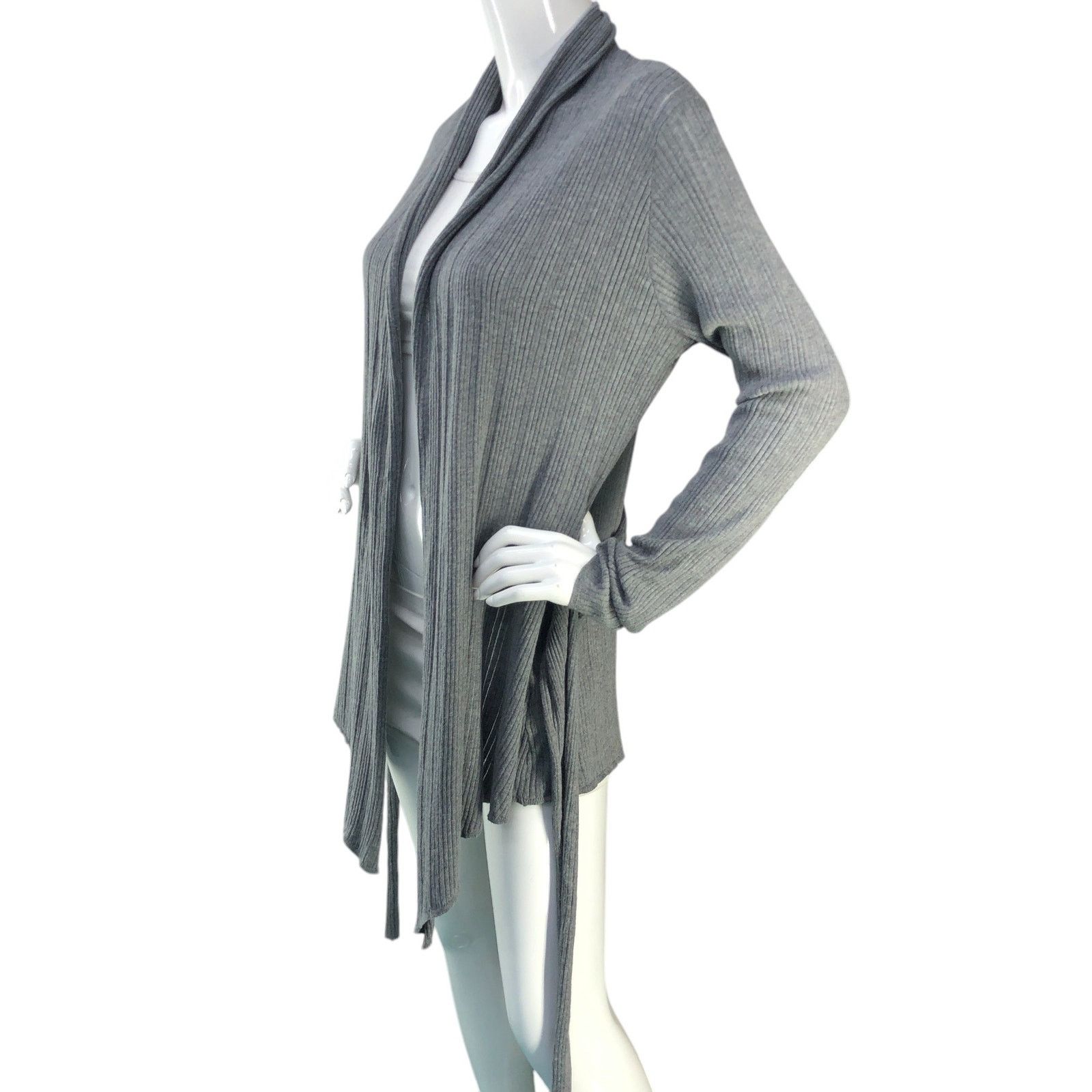 L'AGENCE L'Agence Sz S Cardigan Cashmere Silk Cotton Primrose Plisse Size S / US 4 / IT 40 - 4 Thumbnail
