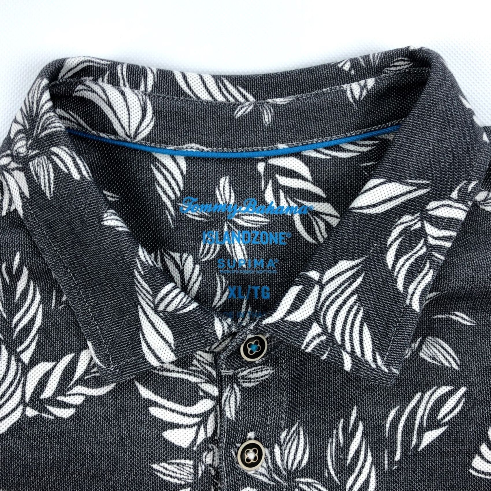 Tommy Bahama Tommy Bahama Shirt Men XL Supima Cotton Short Sleeve Button Tropical Island Zone Size US XL / EU 56 / 4 - 2 Thumbnail
