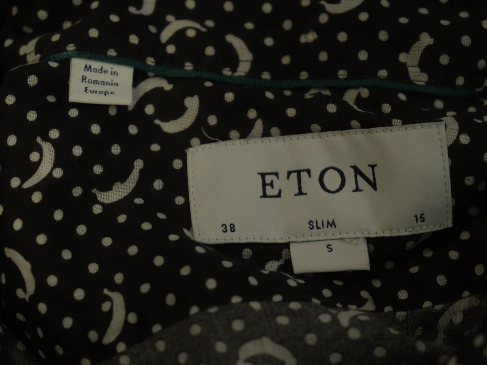 Eton Eton Multi Polka Dot Cotton Collared Dress Shirt Size S Size 36R - 12 Thumbnail