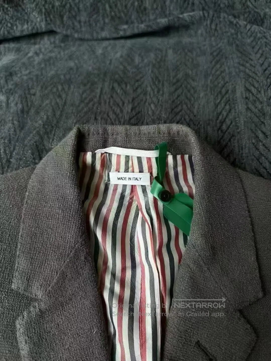 Thom Browne Thom Browne Burgundy Single Sleeve Badge Suit| Size US S / EU 44-46 / 1 - 2 Thumbnail