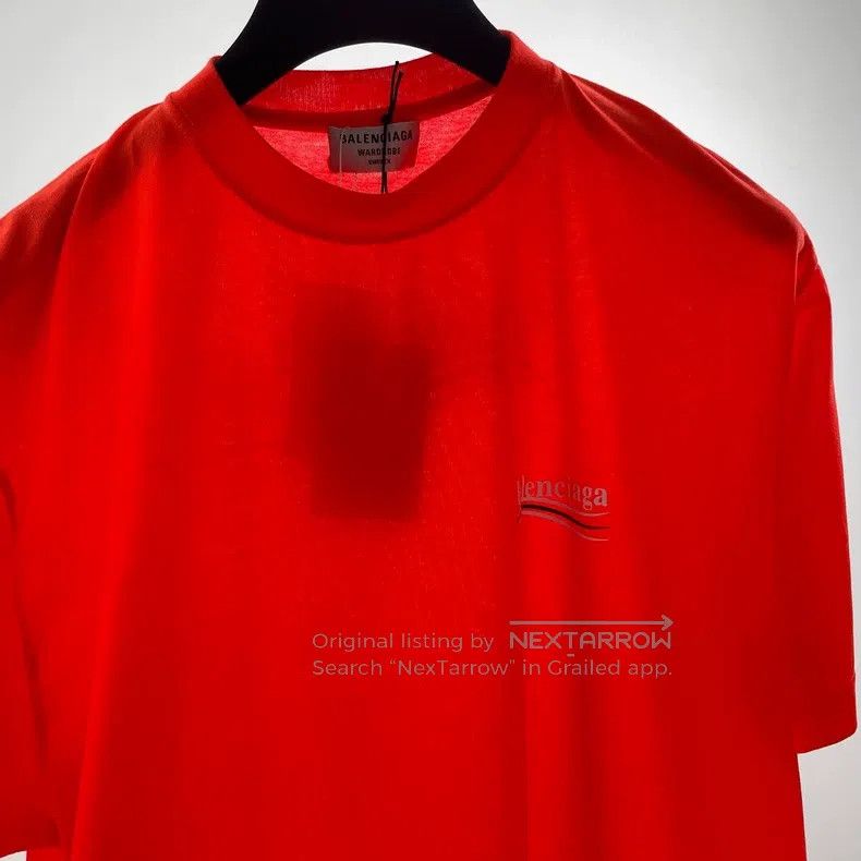 Balenciaga Balenciaga Orange Logo Short Sleeve Size US S / EU 44-46 / 1 - 3 Thumbnail