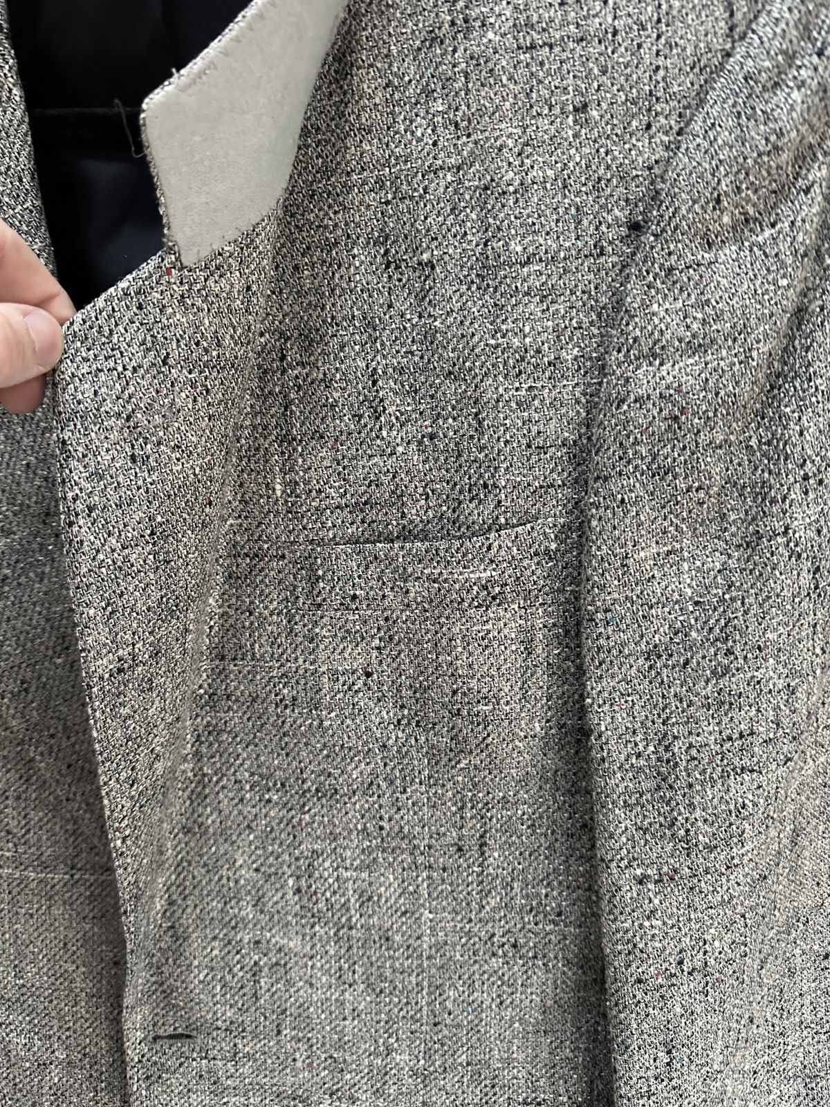 Pierre Cardin Herringbone Slim Fit Tailored Blazer Size 46R - 5 Thumbnail