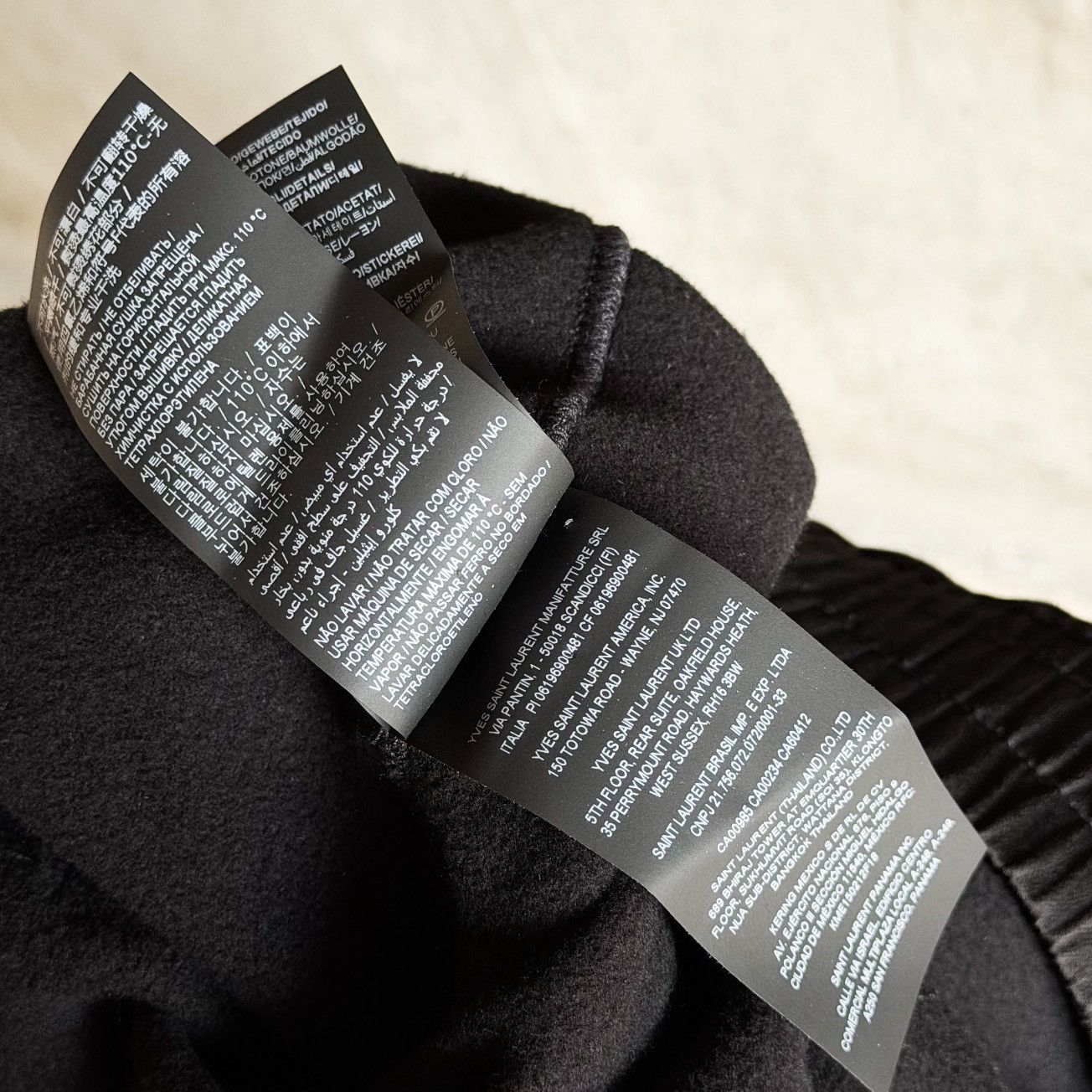Saint Laurent Paris Saint Laurent Paris Tonal Signature Spell Out Logo Hoodie Size US XL / EU 56 / 4 - 7 Thumbnail