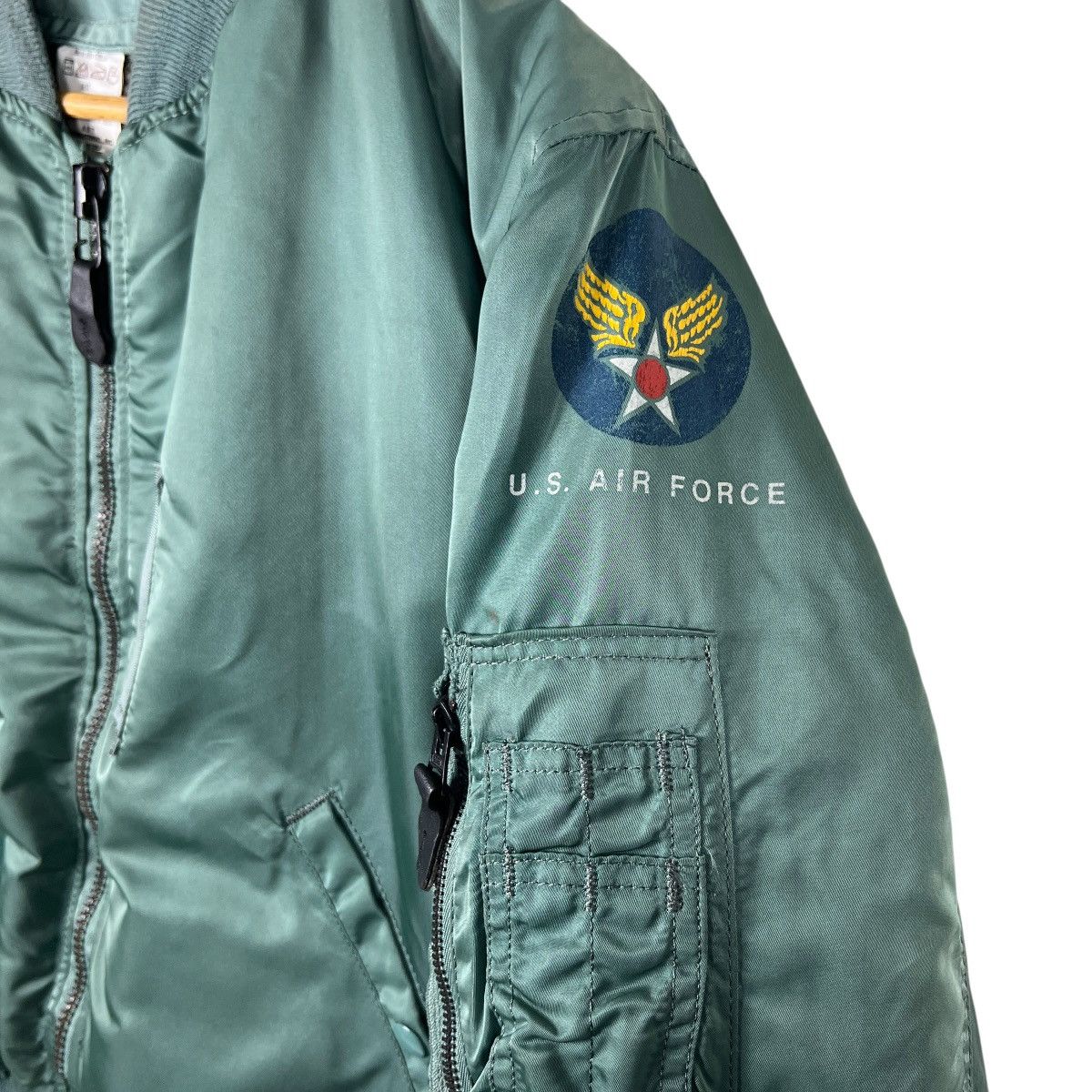 Alpha Industries 🔥 RARE RIOT ALPHA MA-1 US AIR FORCE SATIN BOMBER JACKET Size US M / EU 48-50 / 2 - 6 Thumbnail