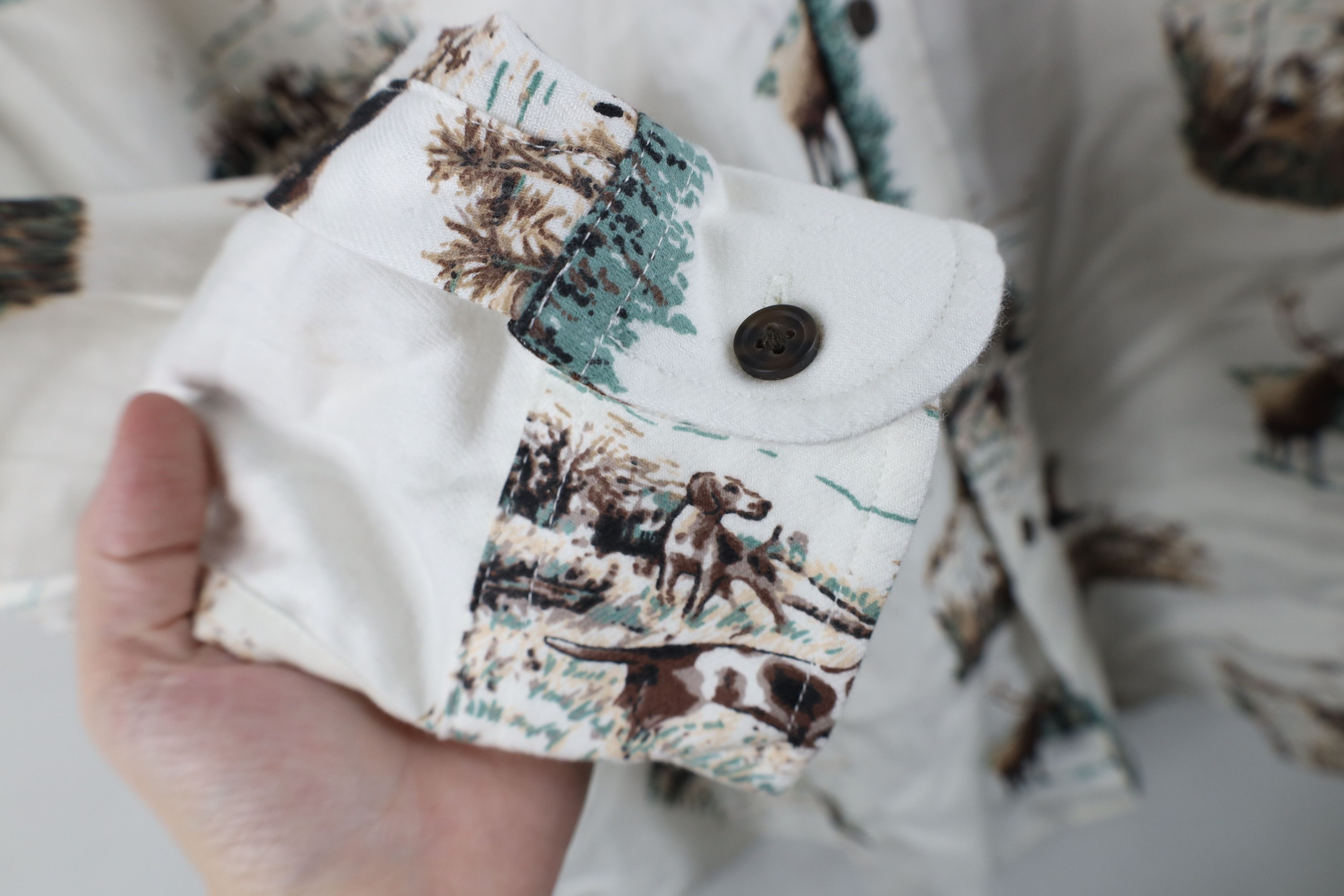 Chaps Deadstock Vintage Y2K Chaps Over Print Flannel Button Shirt Size US XXL / EU 58 / 5 - 10 Thumbnail