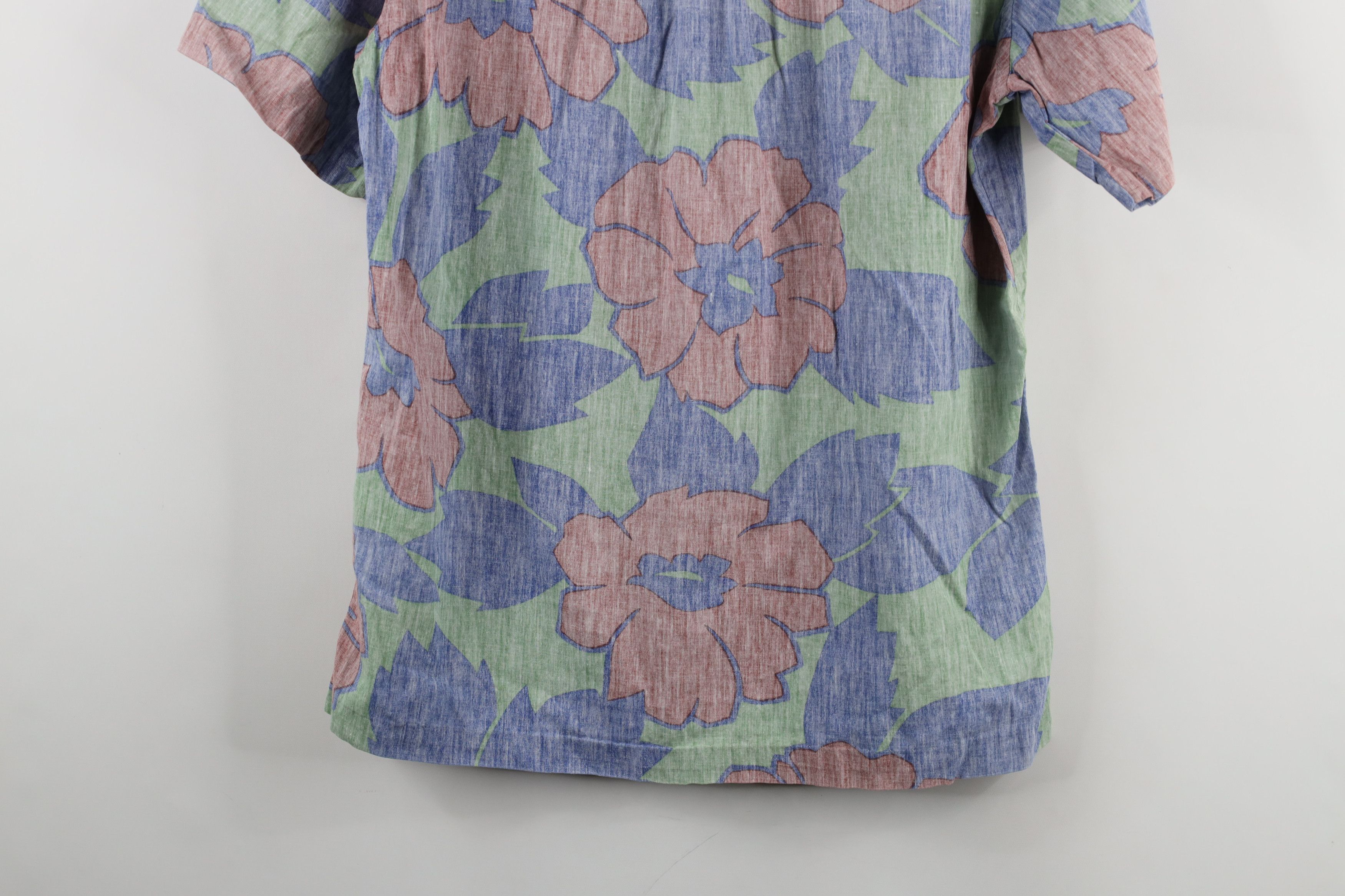 Vintage Vintage 90s Reyn Spooner Flower Button Down Polo Shirt USA Size US S / EU 44-46 / 1 - 14 Thumbnail