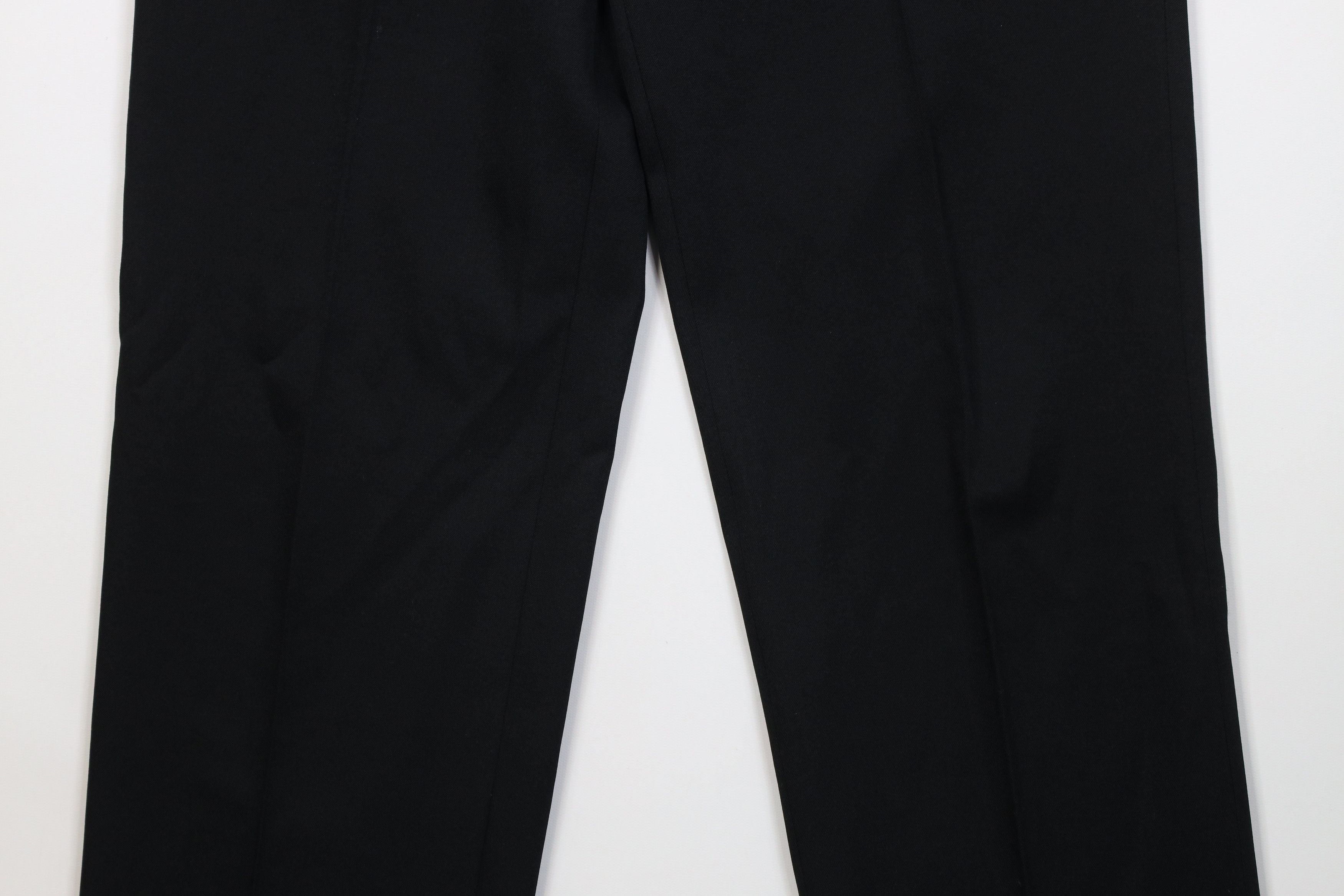 Levi's Vintage 90s Levis Flared Wide Leg Chino Pants Trousers Black Size US 34 / EU 50 - 4 Thumbnail