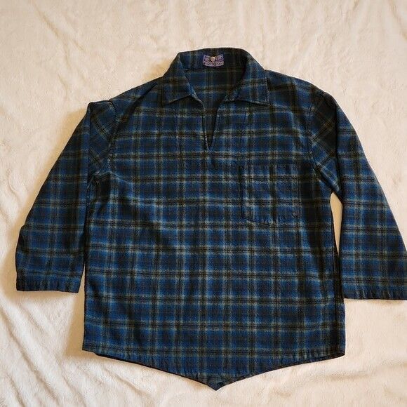 Pendleton Pendleton Vintage 1962 Blue Plaid Flannel RARE Design Grailed