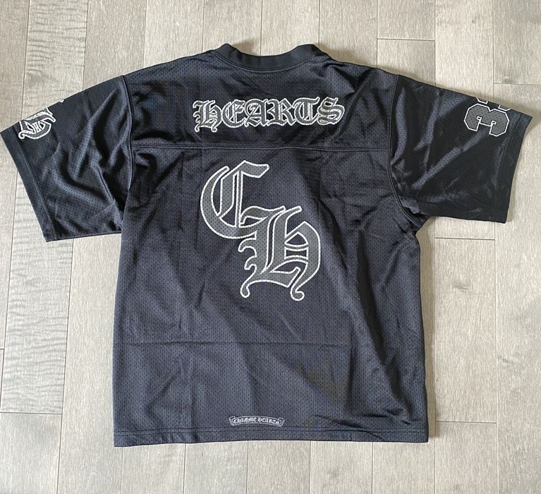 CHROME HEARTS CROSS PATCH HOCKEY JERSEY