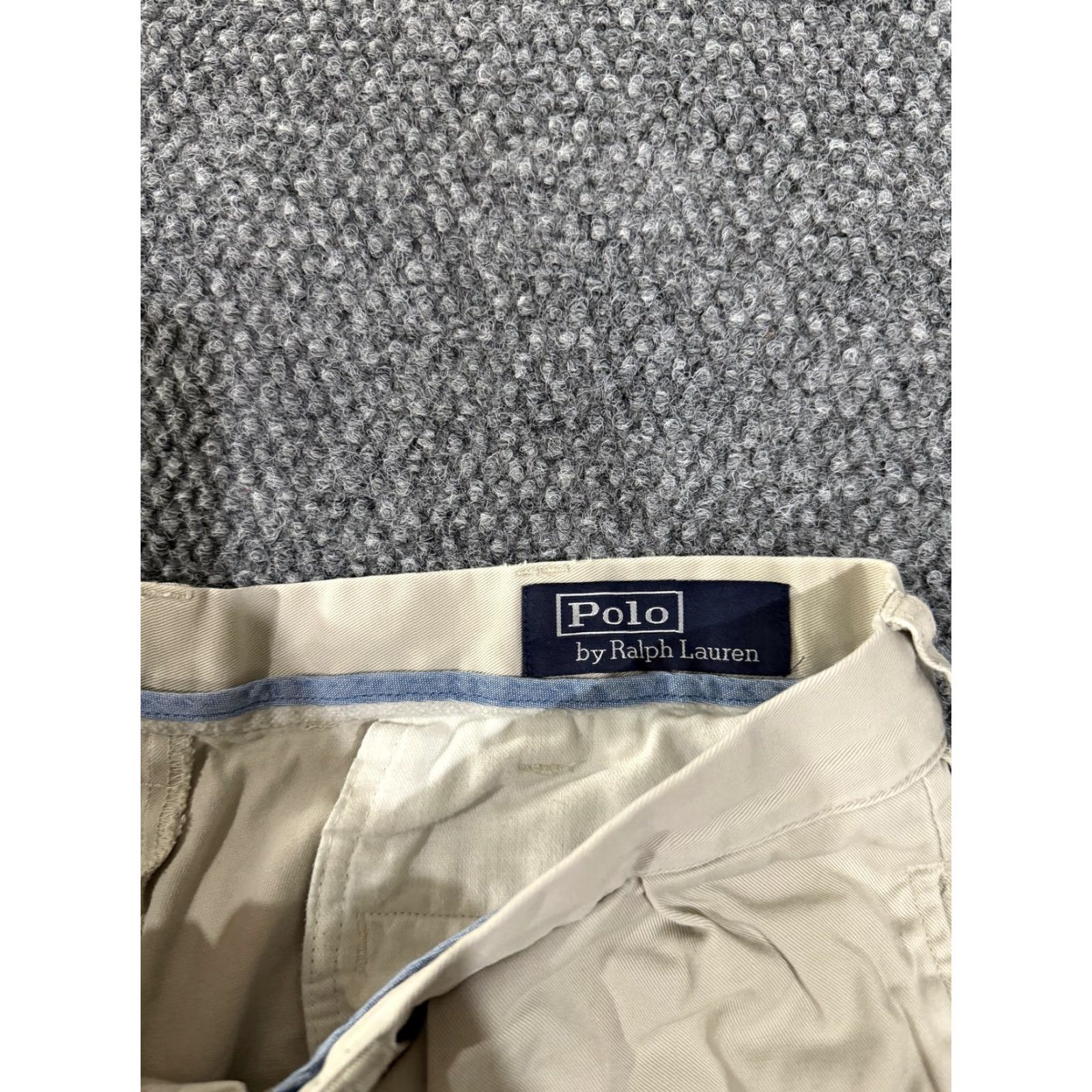 Polo Ralph Lauren Polo Ralph Lauren Shorts Mens 34 Beige Classic Fit Pleated 9 Inch Chino Casual Polo Logo Pocket Size US S / EU 44-46 / 1 - 5 Thumbnail