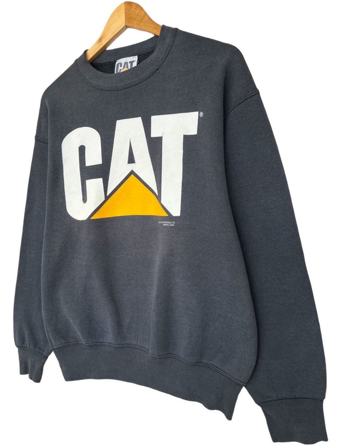 Caterpillar Vintage 90s Caterpillar Inc Big Logo Sweatshirt Size US M / EU 48-50 / 2 - 4 Thumbnail