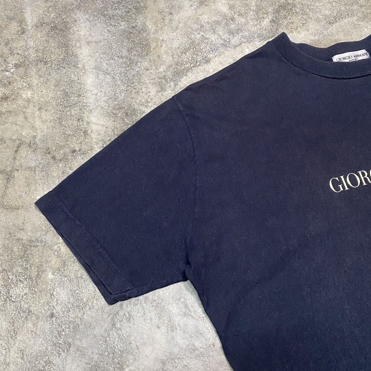 Giorgio Armani × Vintage VINTAGE GIORGIO ARMANI PARFUMS MADE IN GREECE SHIRT Size M / US 6-8 / IT 42-44 - 4 Thumbnail