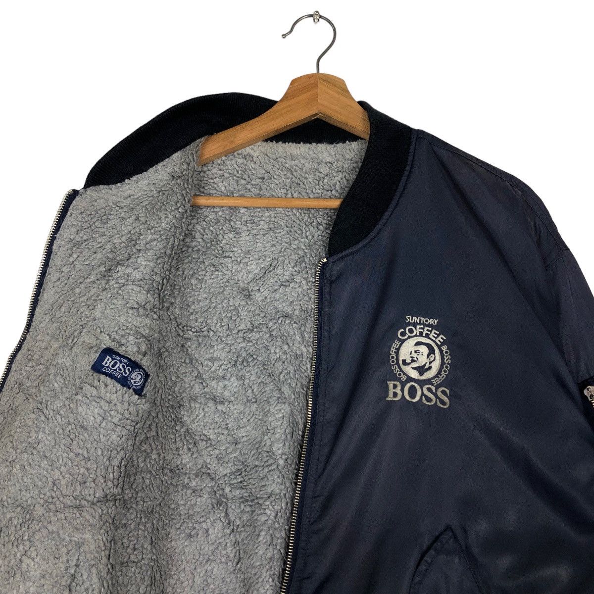 Japanese Brand 🔥90’s Vintage Bomber Jacket Suntory Coffee Boss Big Logo Size US M / EU 48-50 / 2 - 10 Thumbnail