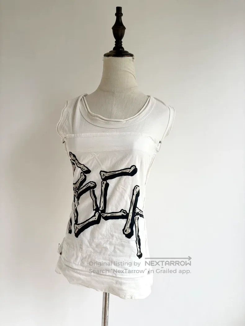 Vivienne Westwood Vivienne Westwood Fuck chicken bone print patch vest Size XS / US 0-2 / IT 36-38 - 2 Thumbnail