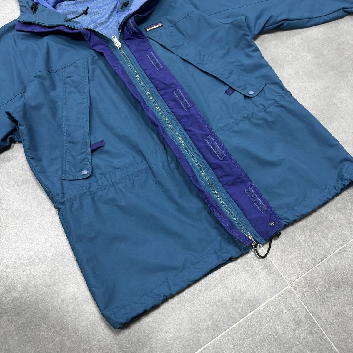 Patagonia Vintage Patagonia Nylon Storm Coat Jacket 90s Blue Size M Size US M / EU 48-50 / 2 - 14 Thumbnail