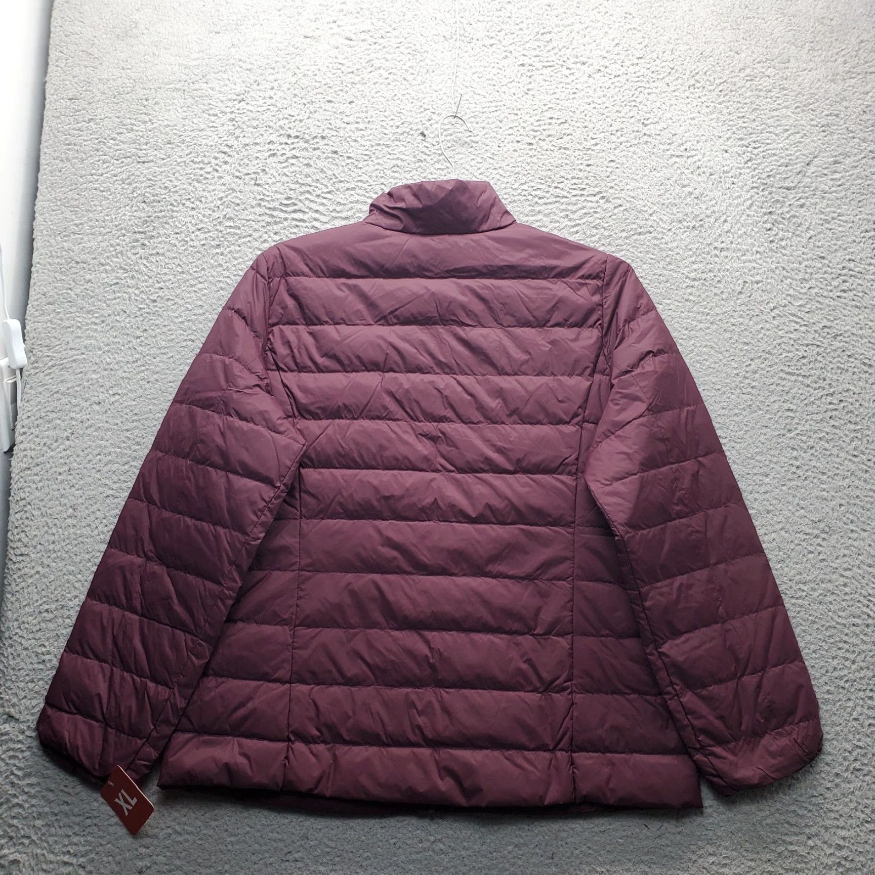 Eddie Bauer Eddie Bauer 650 Down Packable Travel Jacket Women XL Burgundy Lightweight Zip Up Jacket Size XL / US 12-14 / IT 48-50 - 2 Thumbnail