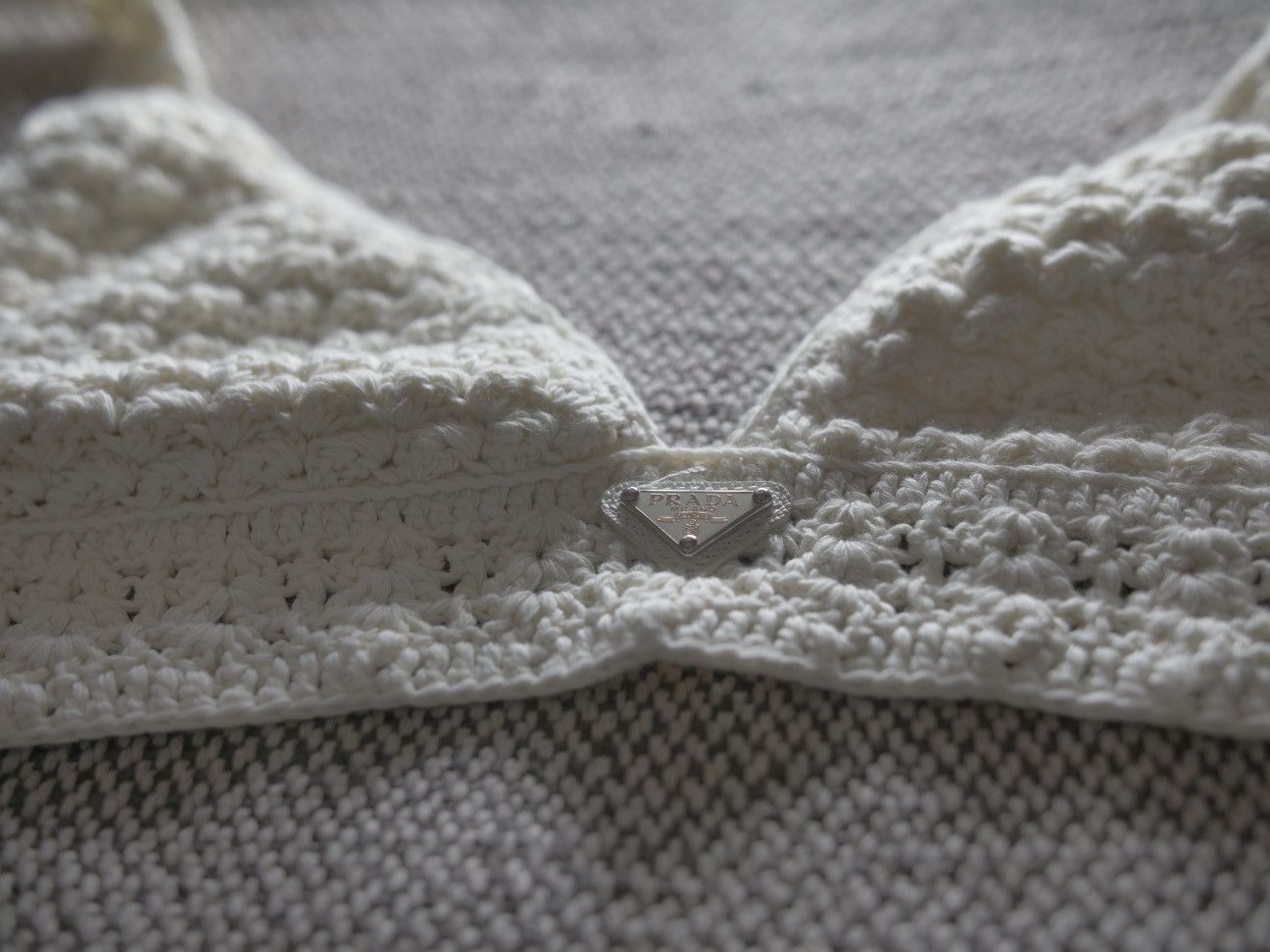 Prada Prada Crochet top Only Vip Creme 💞 Size S / US 4 / IT 40 - 14 Thumbnail