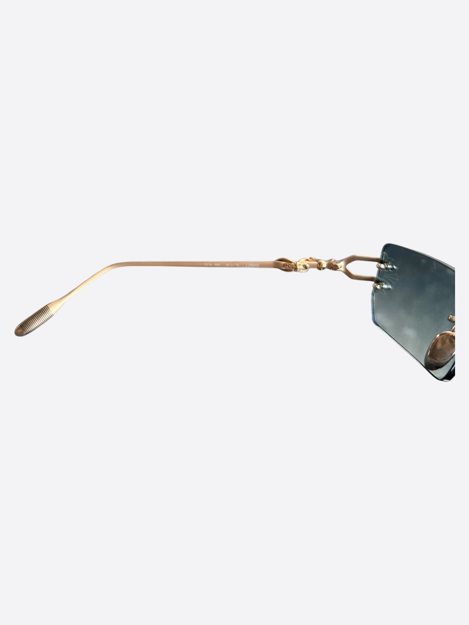 Chrome Hearts Chrome Hearts Gold Lordie Sunglasses Size ONE SIZE - 5 Thumbnail