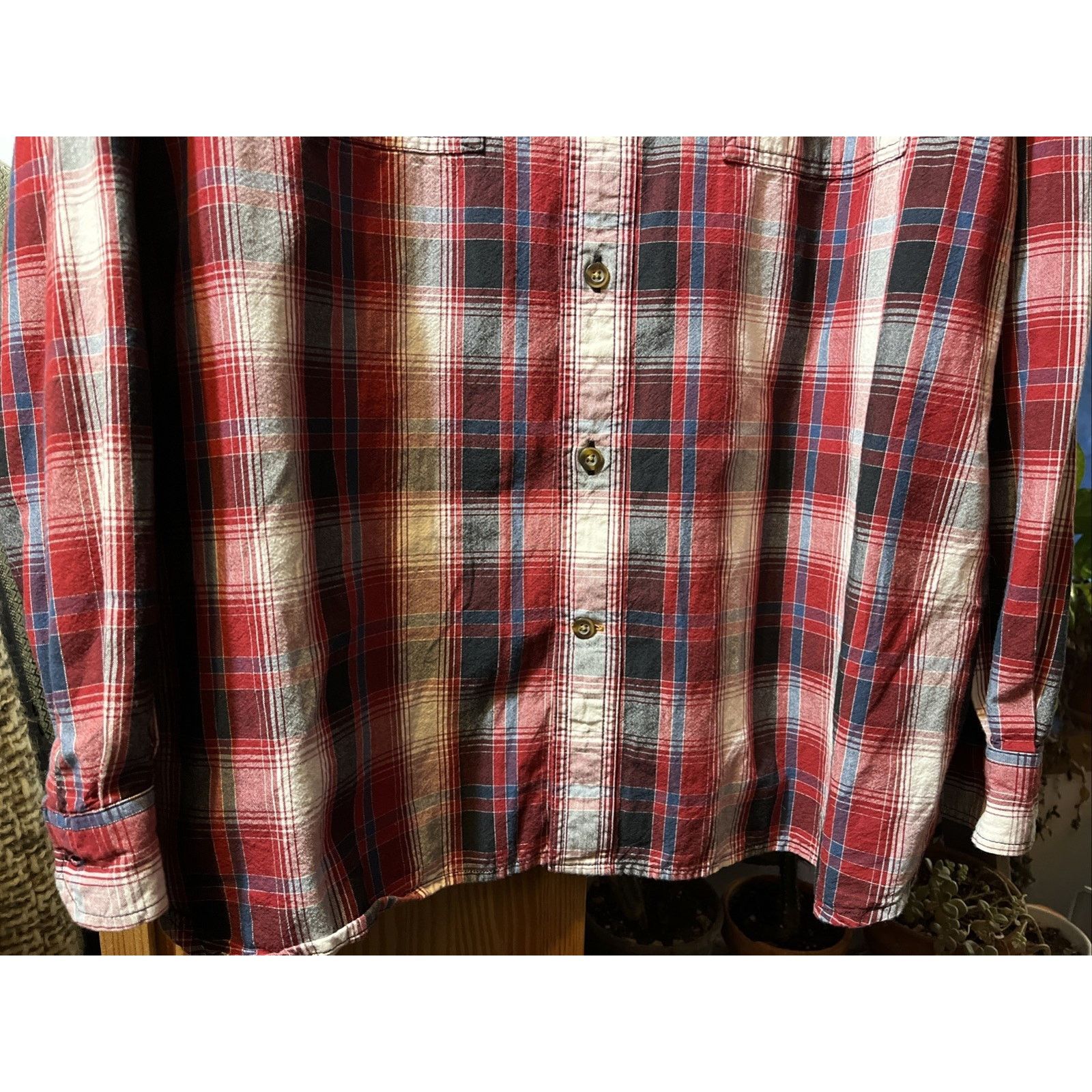 Carhartt Carhartt Shirt Mens XXL Red Plaid Outdoor Relaxed Fit Button Size US XXL / EU 58 / 5 - 5 Thumbnail