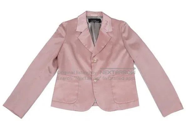 Comme des Garcons Comme Des Garcons size F Pinkish beige retro jacket Size S / US 4 / IT 40 - 2 Thumbnail