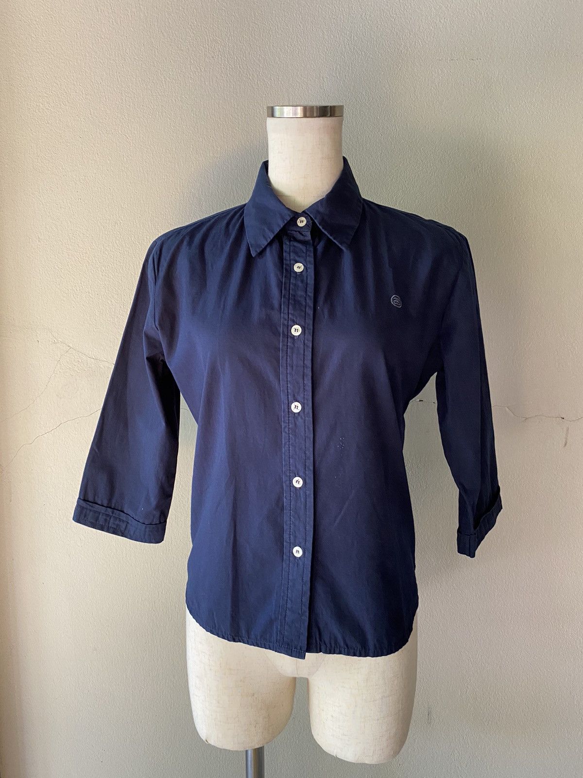 Stussy Stussy Dark Blue Long-Sleeve Shirt Size M / US 6-8 / IT 42-44 - 7 Thumbnail