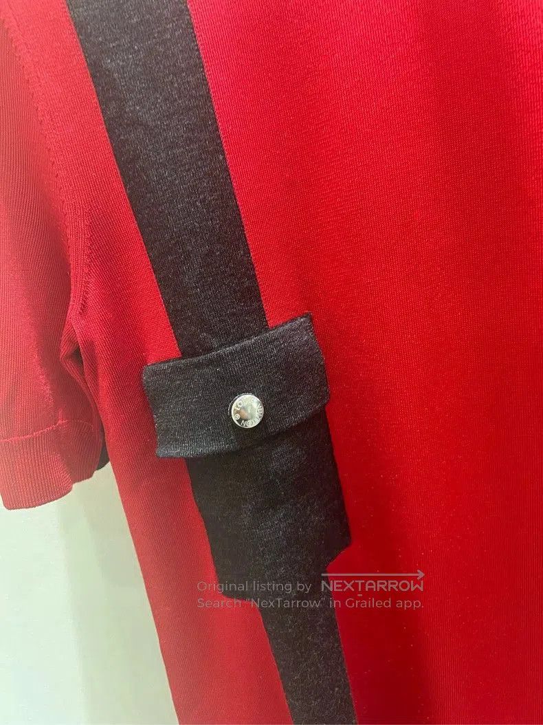 Louis Vuitton Louis Vuitton Red Silk Wool Dress M. Size M / US 6-8 / IT 42-44 - 3 Thumbnail