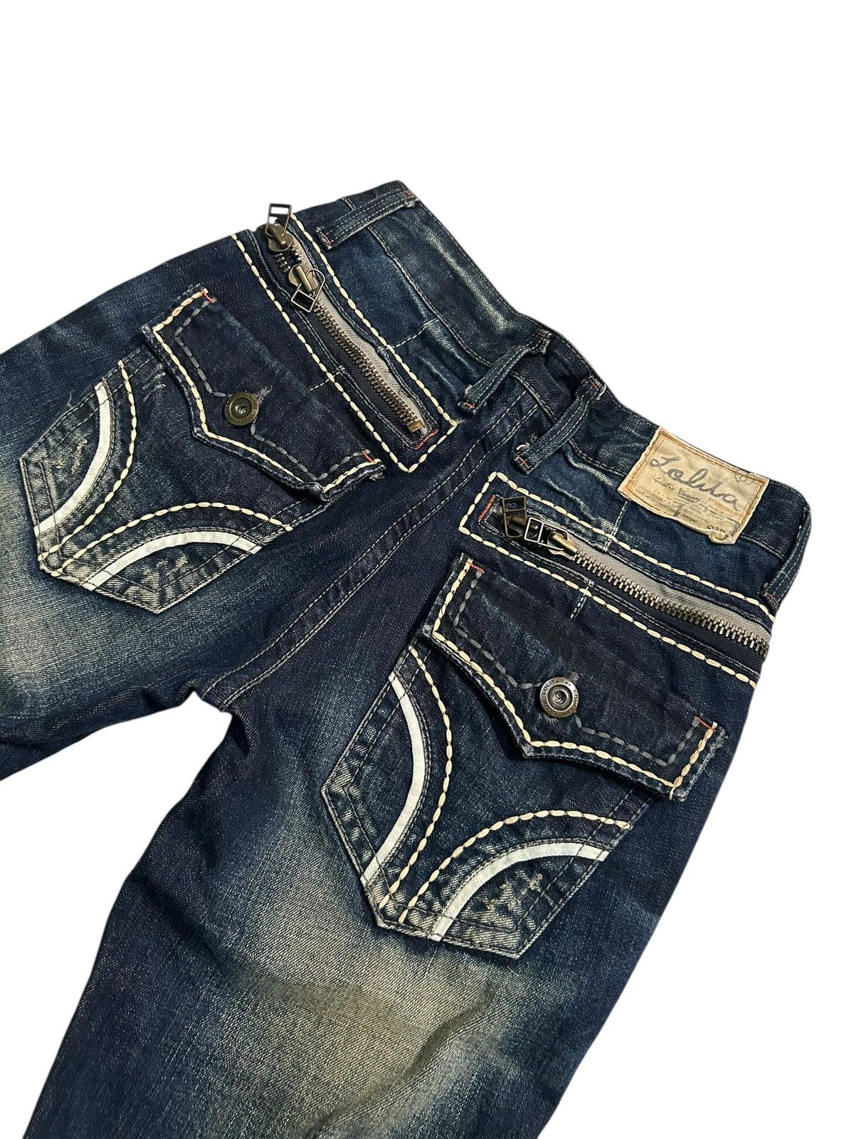 Japanese Brand × Kapital × Vintage Rusty Lolita Japanese Denim Jeans Denim Faded Size US 29 - 7 Thumbnail